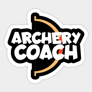 Archery coach Sticker